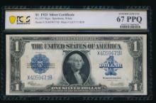 1923 $1 Silver Certificate PCGS 67PPQ