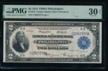 1918 $2 Philadelphia FRBN PMG 30EPQ