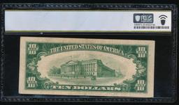 1934B $10 Silver Certificate PCGS 25