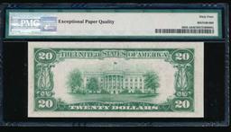 1934B $20 Boston FRN PMG 64EPQ