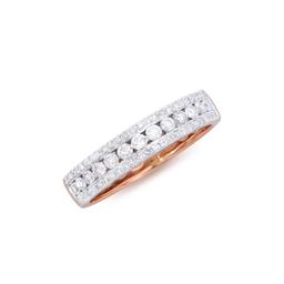 14KT Rose Gold 0.70ctw Diamond Ring