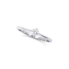 14KT White Gold 0.20ct Diamond Ring