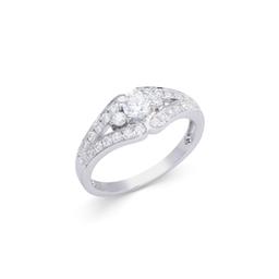 14KT White Gold 0.60ctw Diamond Ring