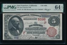 1882 $5 San Francisco FRN PMG 64EPQ