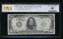 1934A $1000 Chicago FRN PCGS 40