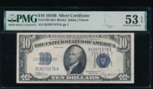 1934B $10 Silver Certificate PMG 53EPQ