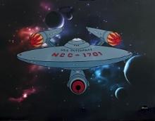 Star Trek U.S.S Enterprise Sericel Animation Art Serigraph Cel