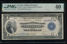 1918 $1 Cleveland FRBN PMG 40