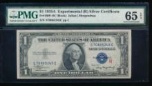 1935A $1 Experimental R Silver Certificate PMG 65EPQ