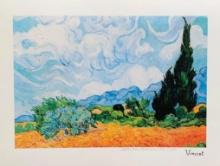 Van Gogh Wheat Field Estate Signed Reproduction Giclee