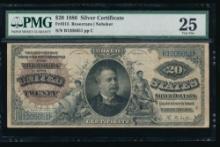 1886 $20 Silver Certificate PMG 25