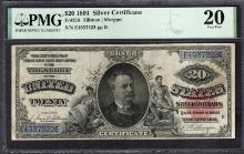 1891 $20 Silver Certificate PMG 20