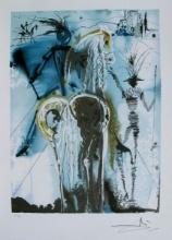 Dali Dalinean Horse Don Quixote Limited Edition Facsimile Signed Lithograph