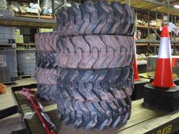 4 SKIDSTEER TIRES 12-16.5,  10 PLY