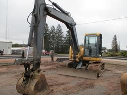 JD 85D EXCAVATOR W/RUBBER TRACKS,