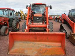 KUBOTA M108XDTC TRACTOR W/LDR, C/A/H,