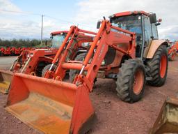 KUBOTA M108XDTC TRACTOR W/LDR, C/A/H,