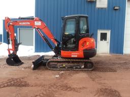 KUBOTA KX040-4R3A EXCAVATOR, C/A/H,