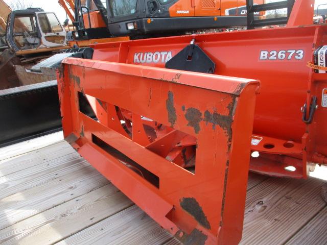 KUBOTA B2673 BLADE WITH SKID SHOES,