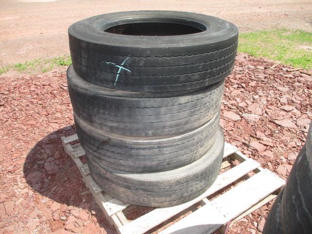 255/70 R 22.5 set of 4 tires