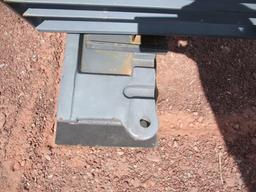 STEPS AND WEIGHT BRACKET FOR TRACTOR.
