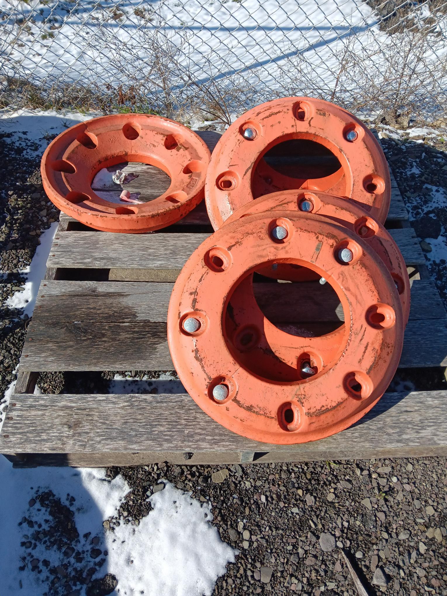 Pallet of Large Wheel Weights