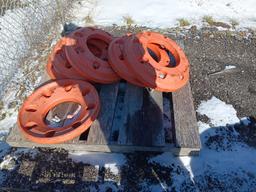 Pallet of Large Wheel Weights