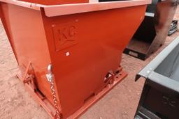 Brand New 2 CY Self Dumping Hopper With Fork Pockets