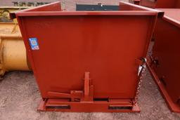 Brand New 2 CY Self Dumping Hopper With Fork Pockets