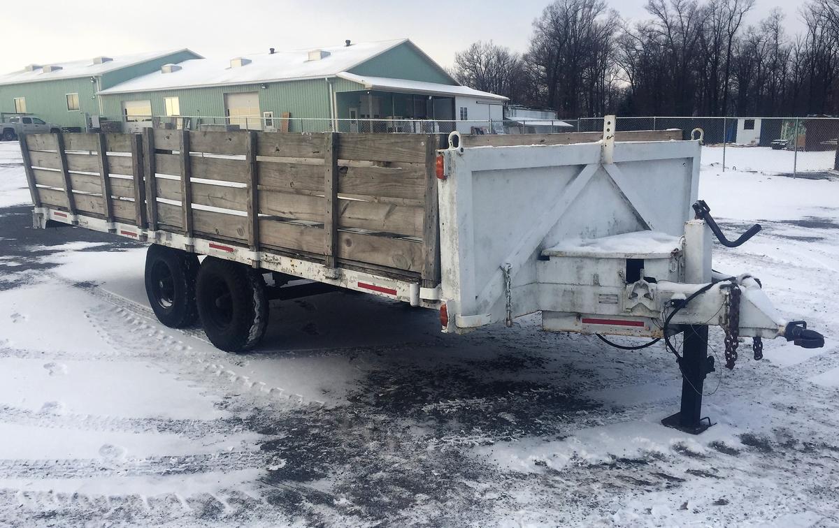 7.5’ X 18’ Flatbed Trailer