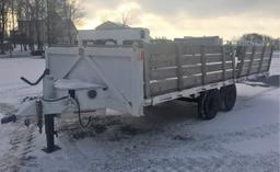 7.5’ X 18’ Flatbed Trailer