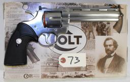 COLT PYTHON 357 MAG 6-SHOT DOUBLE ACTION STAINLESS STEEL REVOLVER