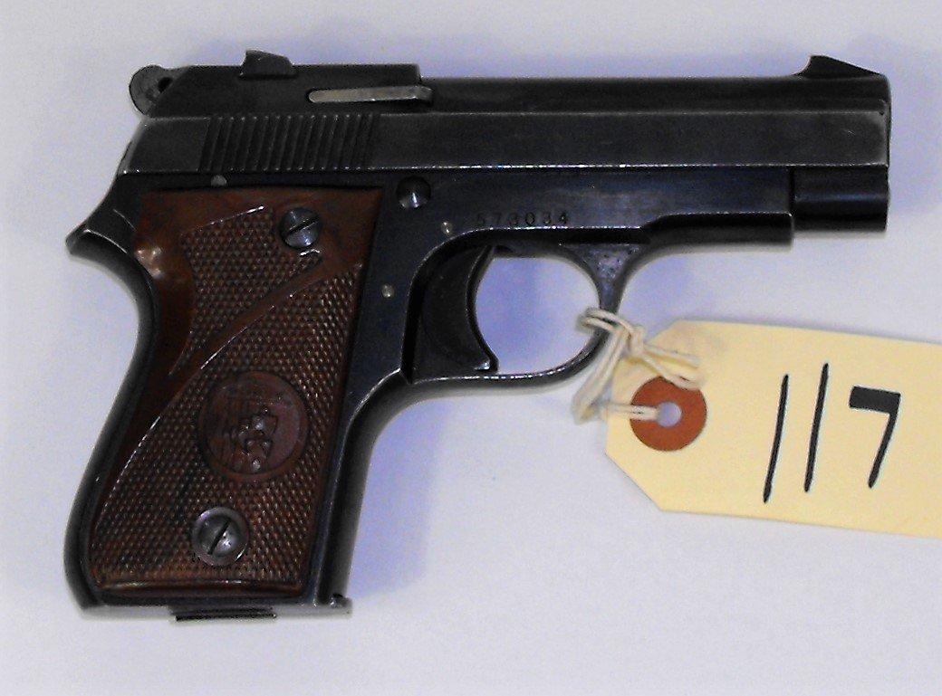 (R) ARMES UNIQUE MODEL L 9MM PISTOL WITH HAMMER