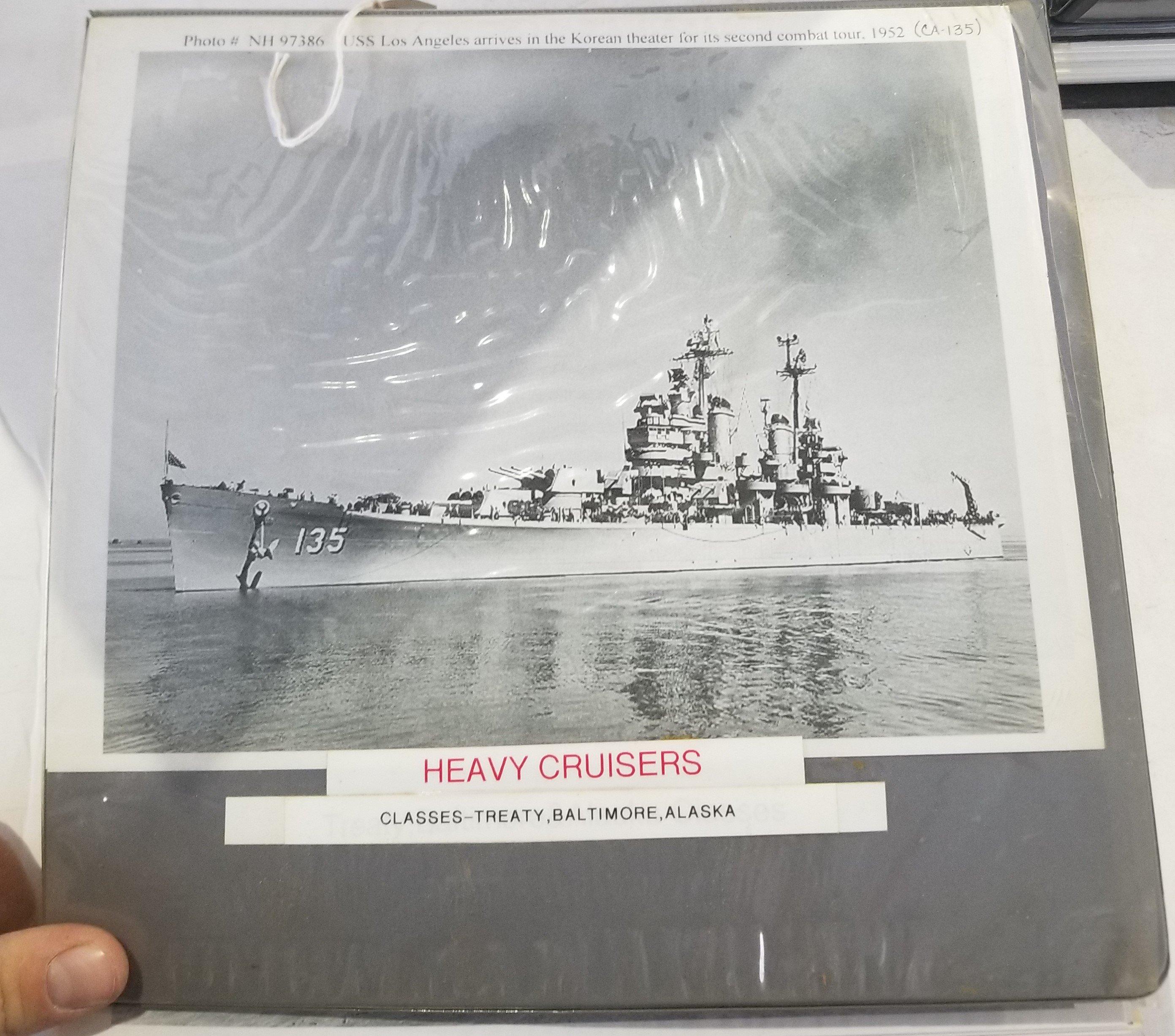 Three (3) Photo Albums of Military Ships, 8"X10" Photos