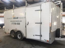 2010 Atlas Enclosed Trailer w/ladder racks