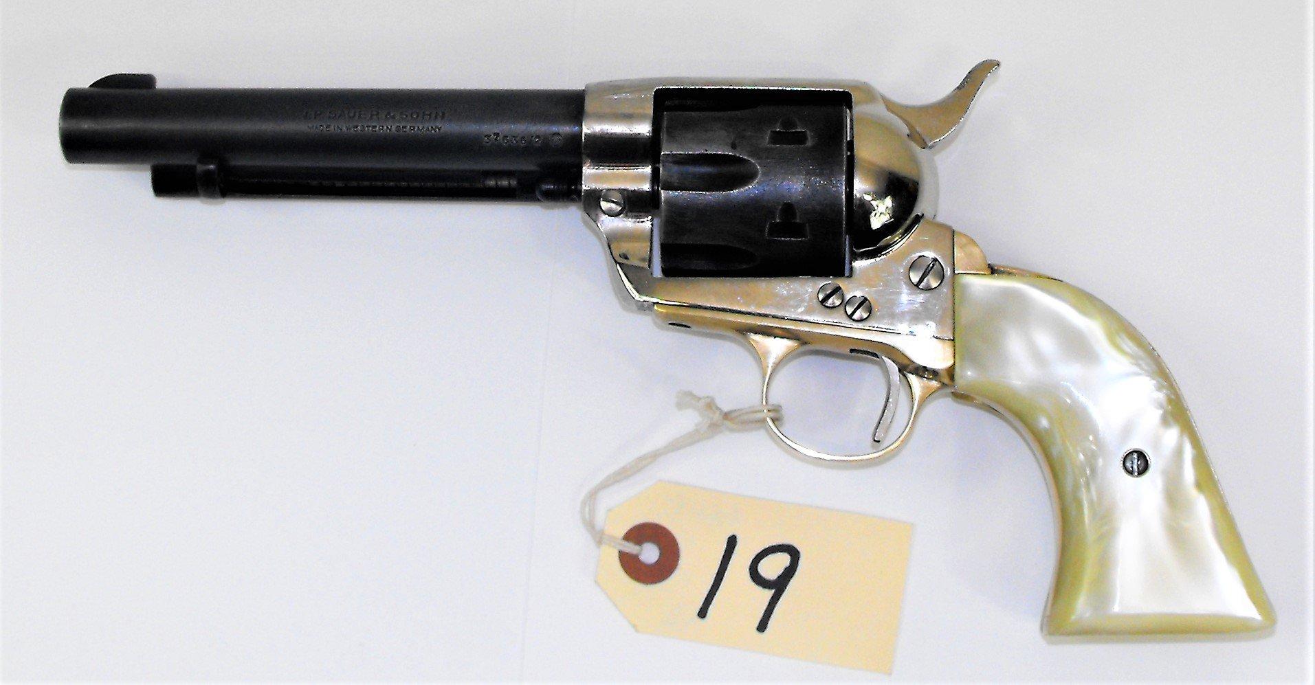 (R) J.P. SAUER & SOHN SILVER CITY MARSHALL 22 LR 6-SHOT SINGLE ACTION REVOLVER