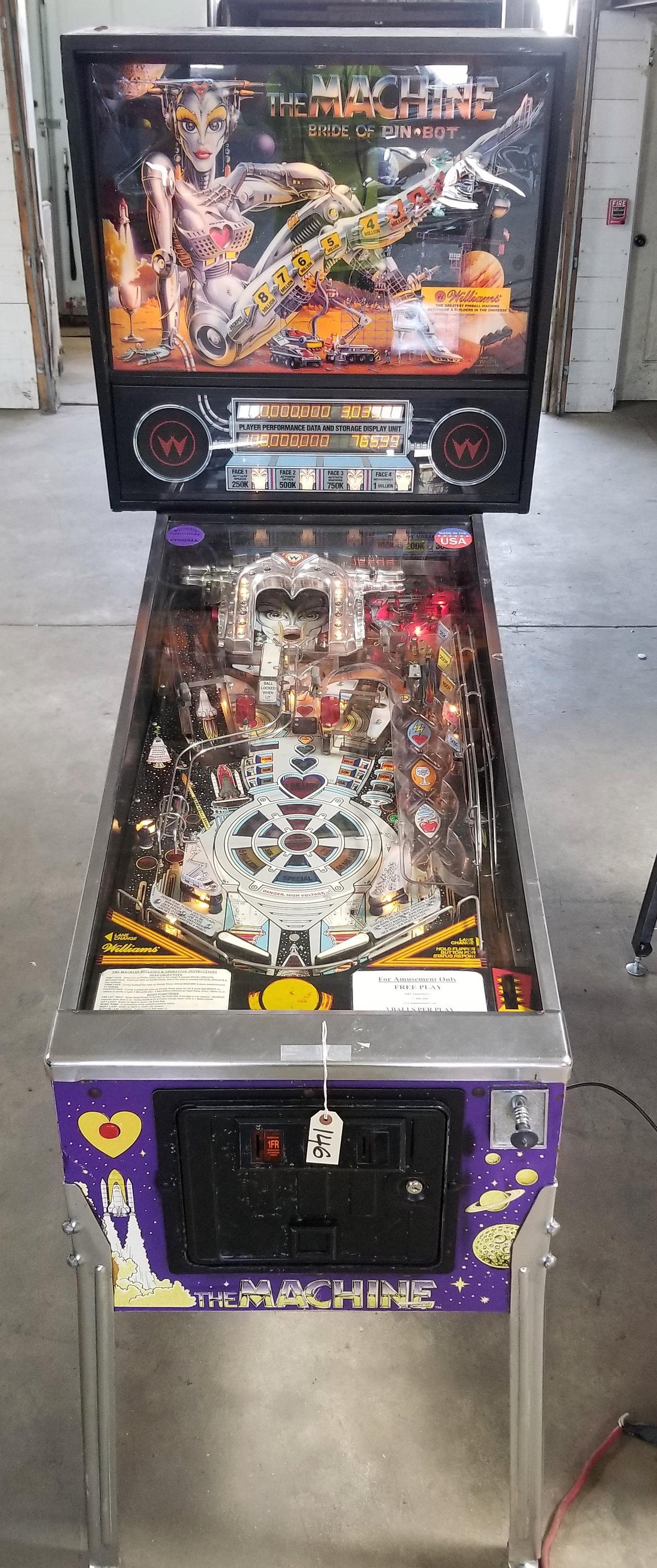 "The Machine Bride of Pin-Bot" Pinball Machine