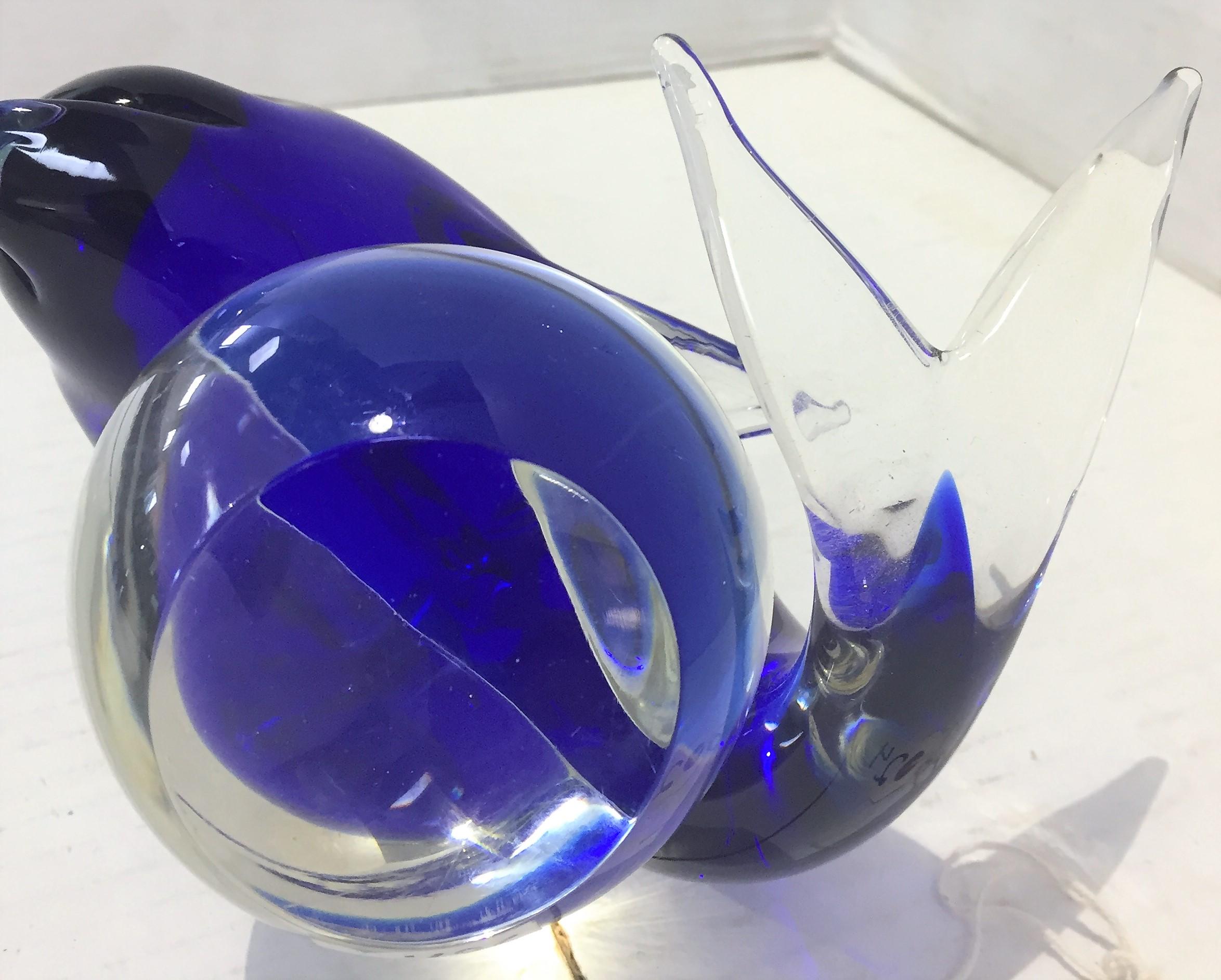 Dolphin Glass Paperweight