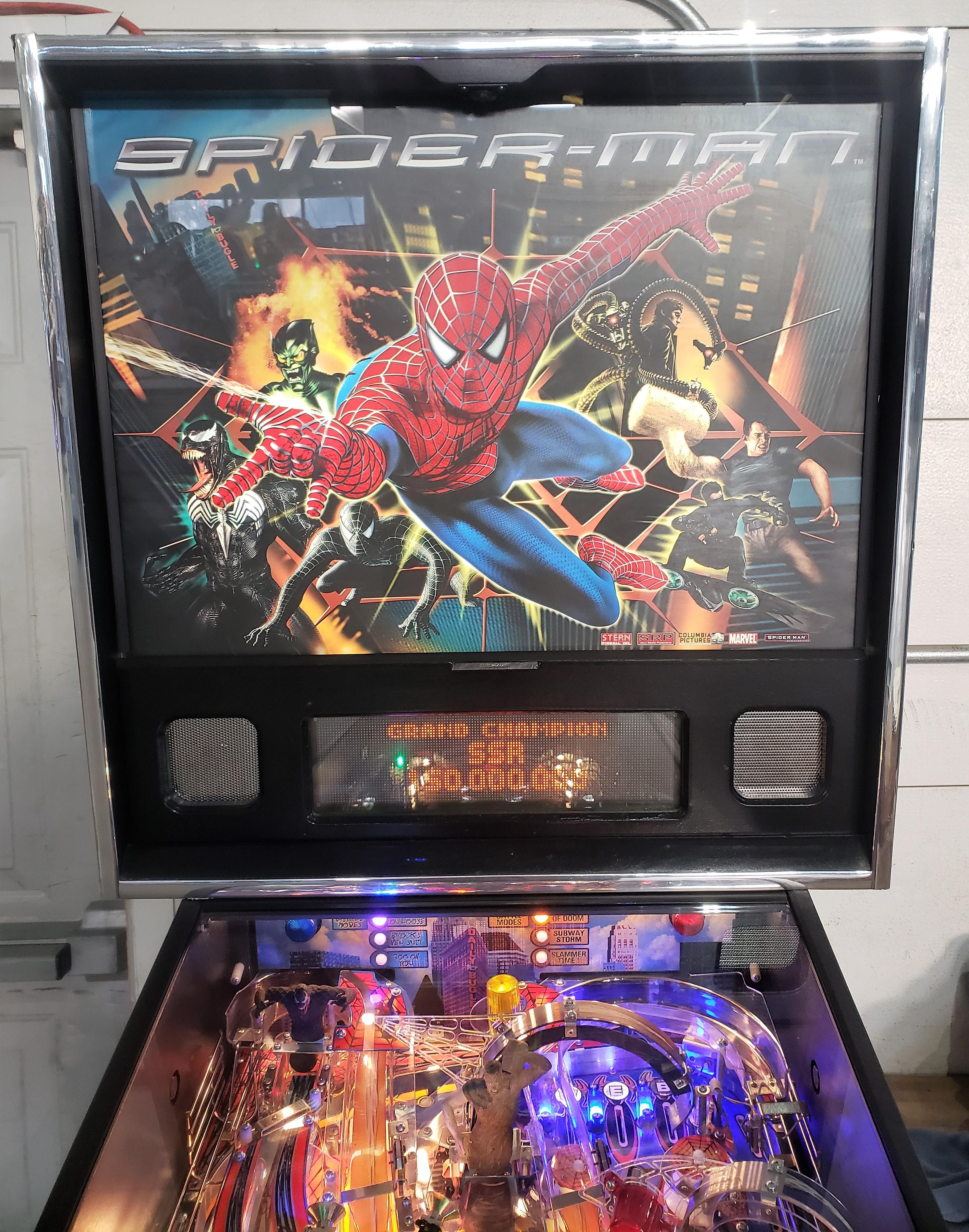 Spider-man Pinball Machine