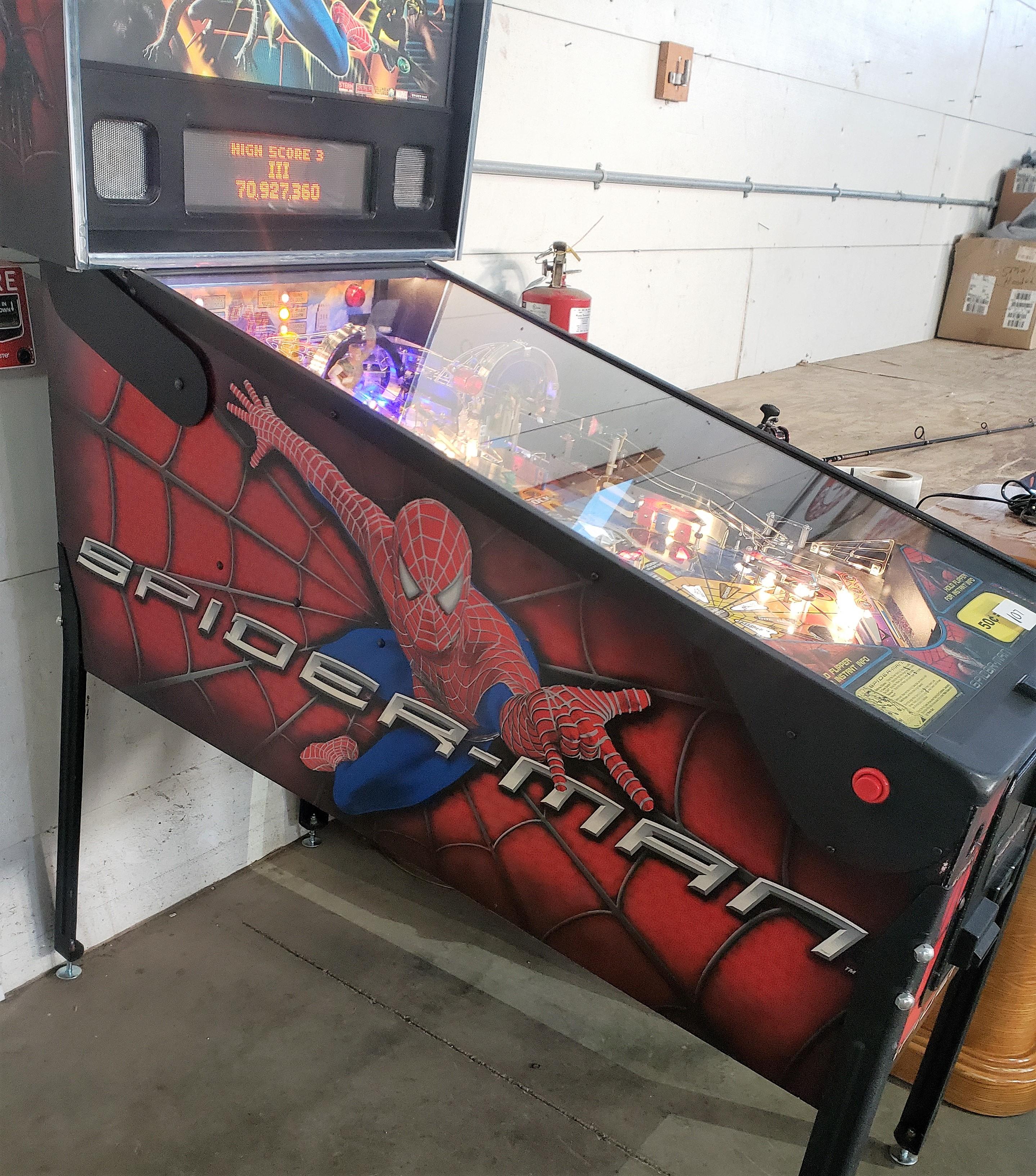 Spider-man Pinball Machine