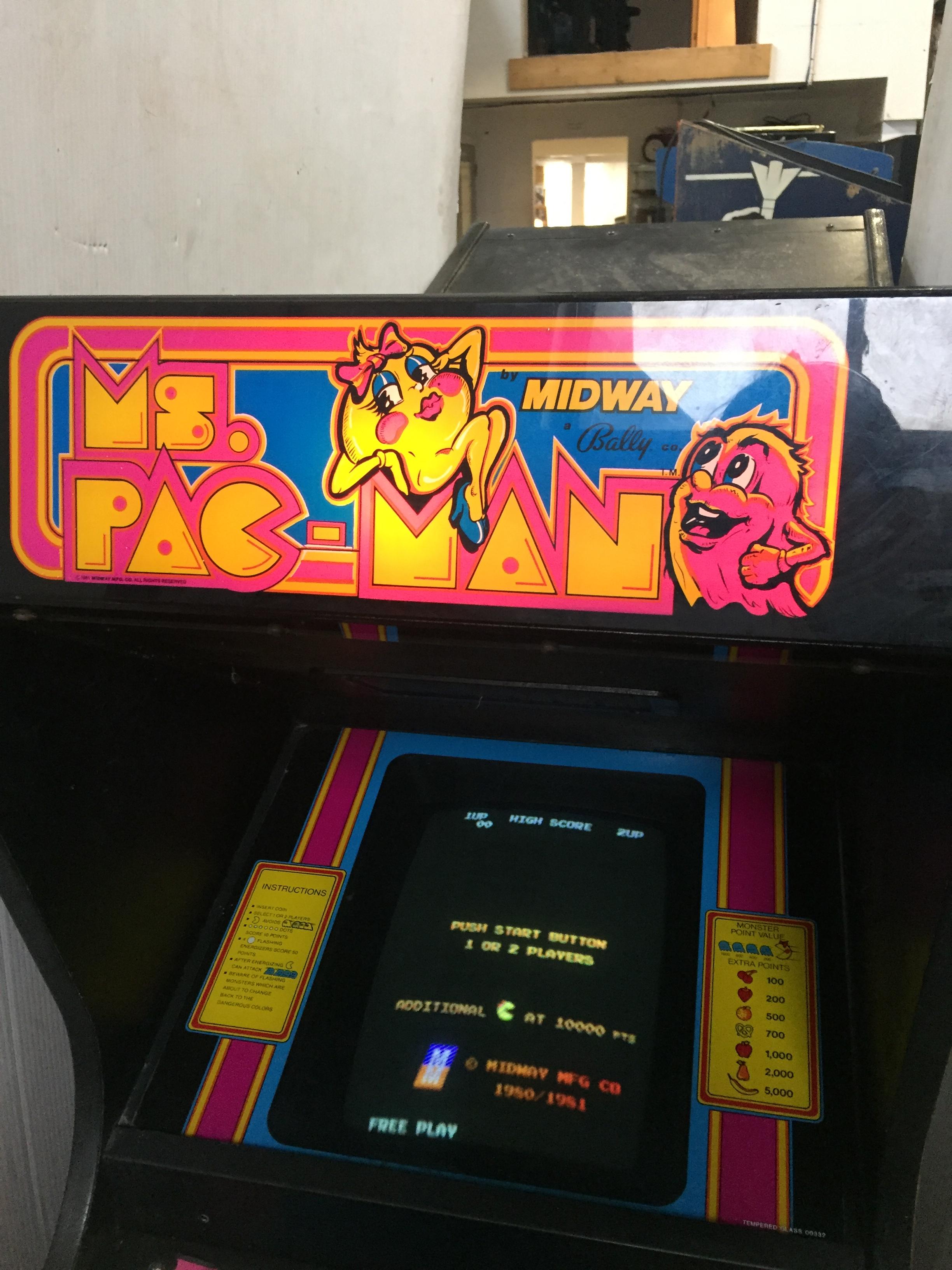 Ms. Pac-Man Arcade Machine