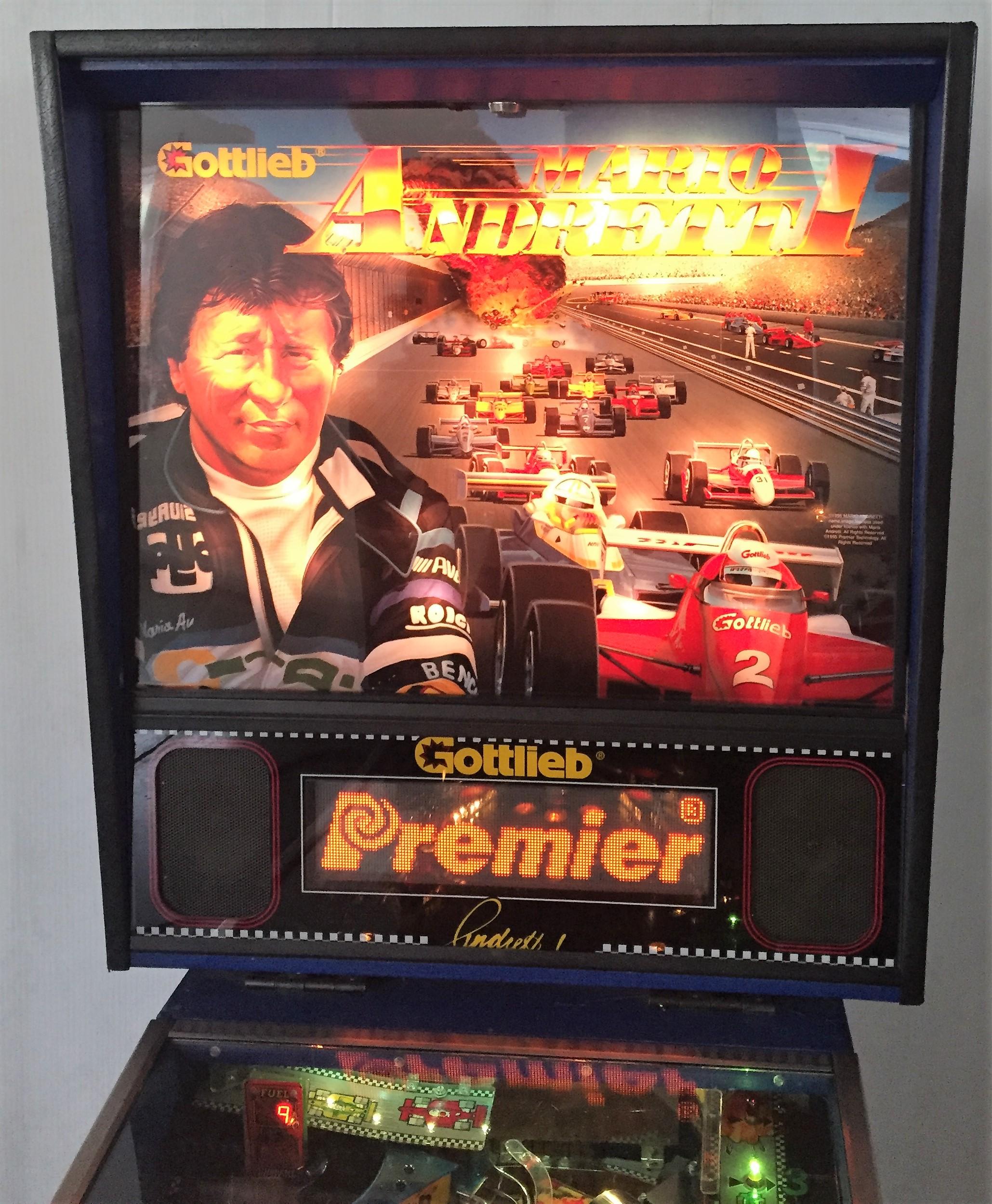Mario Andretti Pinball Machine