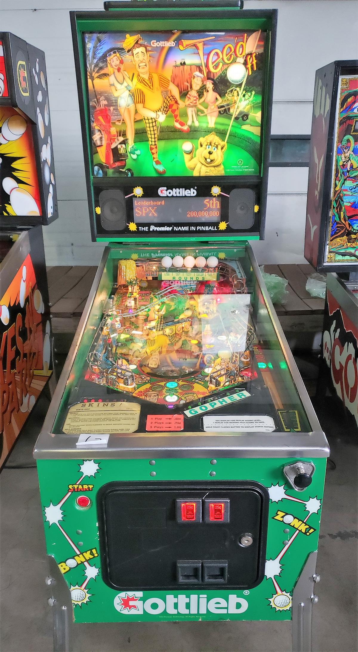 Tee'd Off Pinball Machine