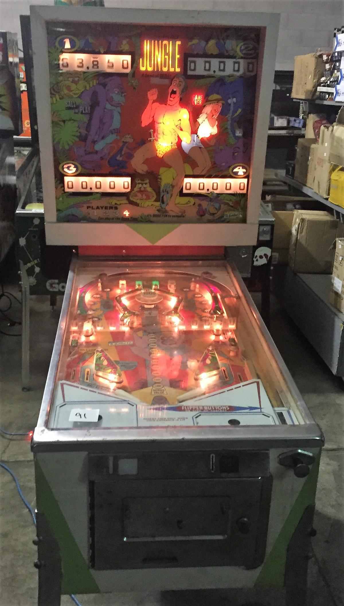 Jungle Pinball Machine