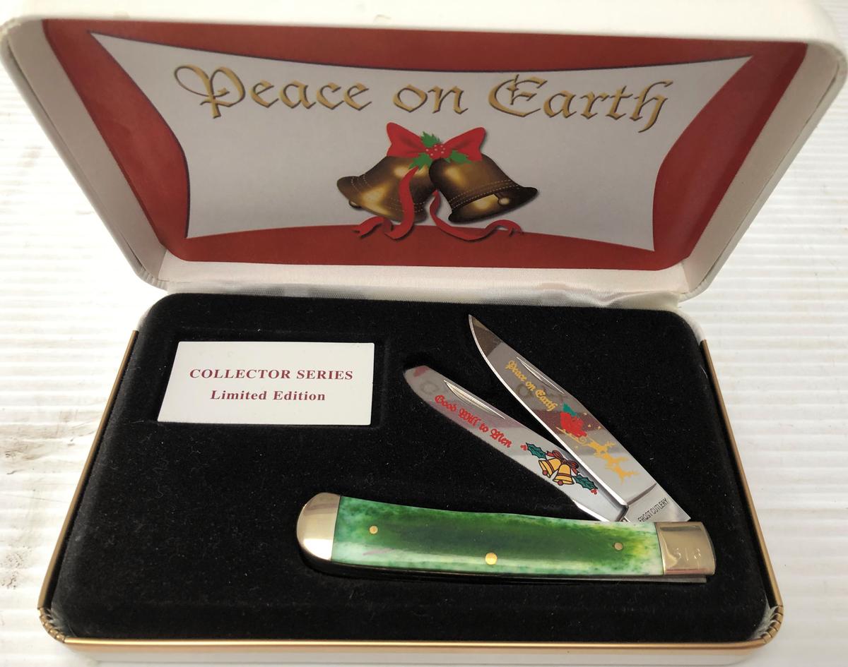 Frost "Merry Christmas, Peace on Earth" Pen Knife