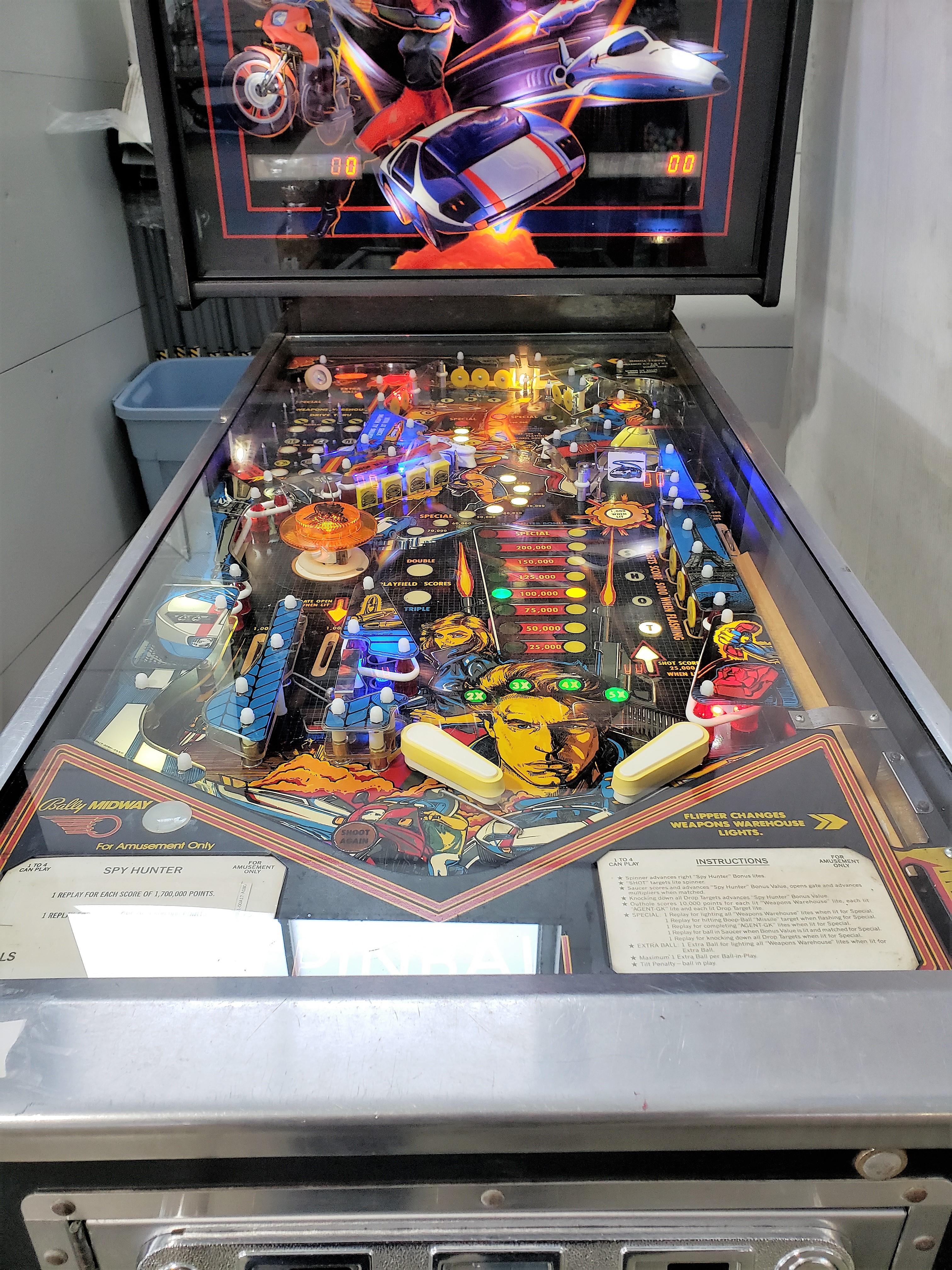 "Spy Hunter" Pinball Machine