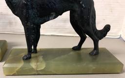 Pair of Greyhound Statues