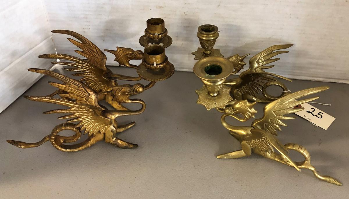 Dragon Candle Holders