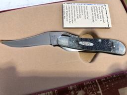 W.R. Case Knife in Metal Box