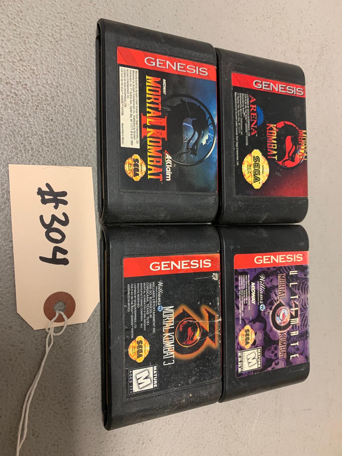 Mortal Kombat 1,2, 3, & Ultimate  (Sega Genesis)